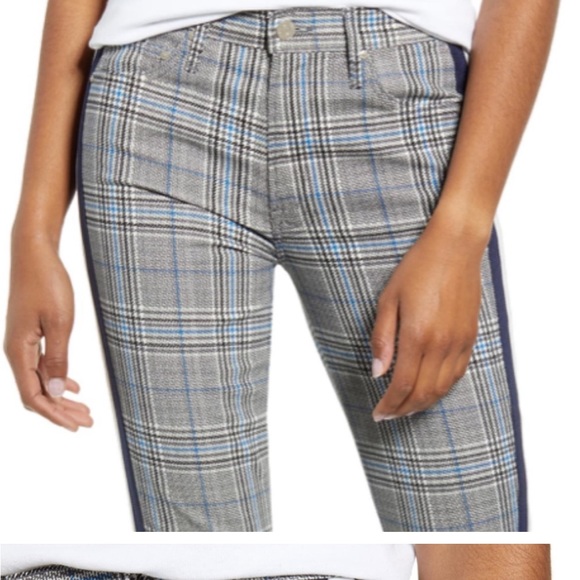 MOTHER Insider Plaid Crop Pants 28 - Picture 6 of 12